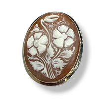 Broche Mandile 1922 Femme Cammei  in Argent Conchiglia 2MSPCM165.2